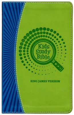 Bible 072829 KJV Study Blue & Green