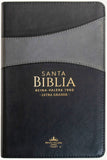 Biblia LG 12pt Duo Negro Gris # 60247