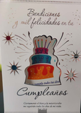 Tarjeta Bendiciones y mil felicidades