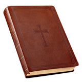 Bible Super Giant Print Brown 117993