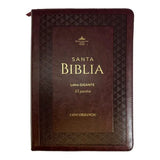 Biblia LG 15pt Vino Oscuro Cierre 61619