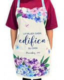 Delantal La Mujer Sabia Edifica su casa