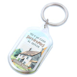 Llavero Yo y mi casa serviremos al Señor