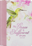 Journal My Grace is Sufficient w/zipper