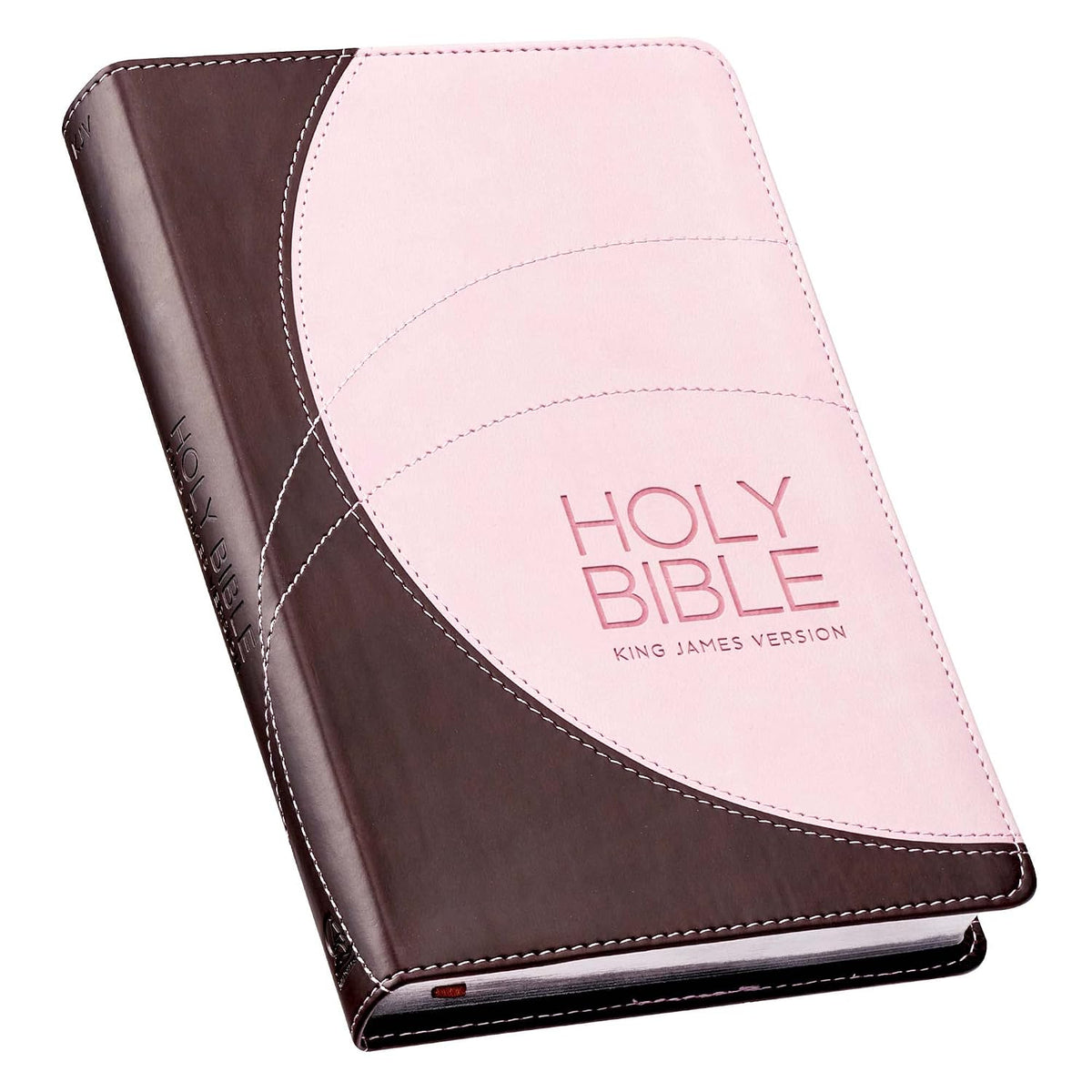 Bible 117474 KJV Pink & Brown