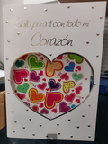 Tarjeta Solo para ti con todo mi Corazón
