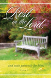 Bulletin # 3491 Rest in the Lord