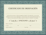 Certificado Ordenacion Anciano