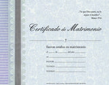 Certificado de Matrimonio