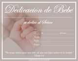 Certificado para Dedicacion Beige