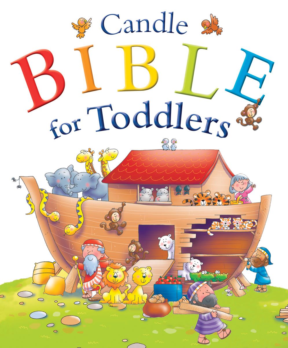 Portada ilustrada de un libro infantil titulado «La Biblia de las velas para los más pequeños», en la que aparece el Arca de Noé con animales y personas; ideal para los más pequeños y los que empiezan a leer y quieren descubrir las historias de la Biblia.