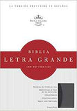 Biblia LG 14pt Gris y Negro 08411