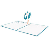 Tarjeta Pop Up Stork Boy