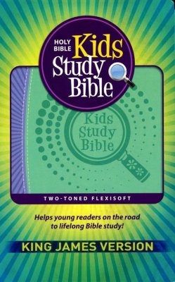 Bible 072836 KJV Study Green & Purple