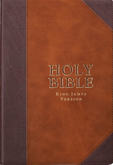 Bible Brown Large Print  KJV 117504