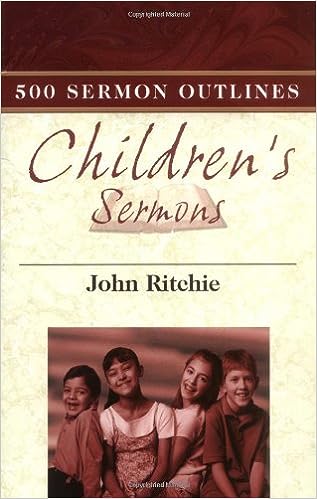 Portada del libro titulado «500 esquemas de sermones: sermones para niños», de John Ritchie, en la que aparece, en la parte inferior, una fotografía en tonos sepia de cuatro niños sonrientes; ideal para inspirar tu ministerio docente con esquemas de sermones atractivos.