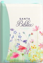 Biblia LG 11pt Turquesa Cierre 62418
