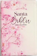 Biblia LG 12pt Flores Rosas 63200