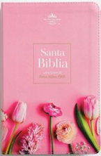 Biblia LG 12pt Flores Rosas 65969