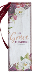 Faux Leather Bookmark His Grace