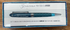 Pluma Gracias por toda su ayuda
