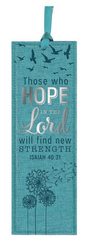 Faux Leather Bookmark Those who Hope