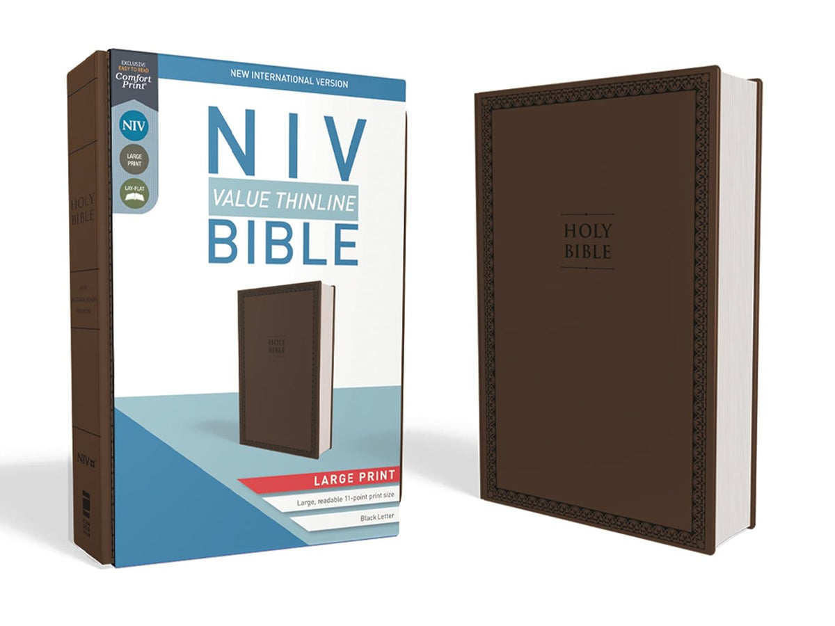 Bible 448532 NIV Thinline LG Brown