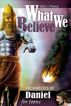 Portada del libro Las profecías de Daniel, en la que aparecen una estatua metálica y una columna de humo.
