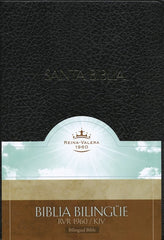 Biblia Bilingue Imit Piel Negra Indice