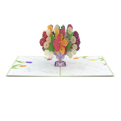 Tarjeta Pop Up Tulip Bouquet