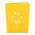 Tarjeta Pop Up Rose Bouquet Yellow