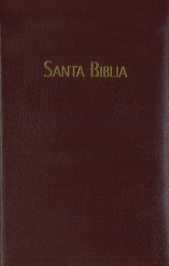 Con una cubierta de cuero marrón oscuro en la que destaca, centrado en la portada, el texto dorado «Santa Biblia», esta edición de la «Biblia de bolsillo» incluye la versión Reina-Valera Contemporánea y combina a la perfección con un Himnario Adventista.