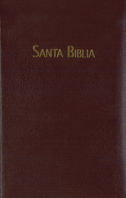 Con una cubierta de cuero marrón oscuro en la que destaca, centrado en la portada, el texto dorado «Santa Biblia», esta edición de la «Biblia de bolsillo» incluye la versión Reina-Valera Contemporánea y combina a la perfección con un Himnario Adventista.