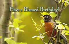 Postcard Have a Blessed Birthday 9935