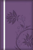 Biblia mujer conforme al corazón de Dios Morado