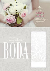 Biblia de Boda Blanco Floral