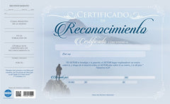 Certificado de Reconocimiento Pkg 20