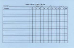 Tarjeta de Registro