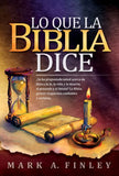 Lo que la Biblia dice
