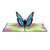 Tarjeta Pop Up Blue Butterfly