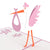 Tarjeta Pop Up Stork Girl