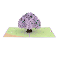 Tarjeta Pop Up Jacaranda Tree