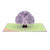 Tarjeta Pop Up Jacaranda Tree